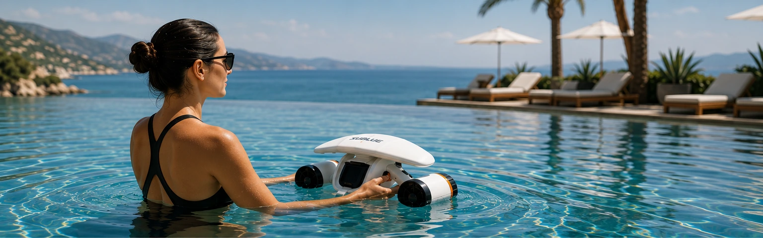 ALMARA Water-Scooter-Erlebnis im Pool